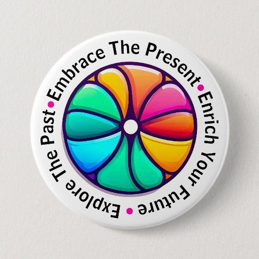 ミュージアムドキュメントボタン 缶バッジ (正面)