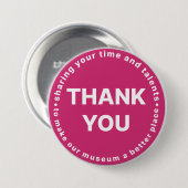 ミュージアムボランティア感謝ボタン 缶バッジ (正面&裏面)