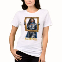 ミュージアムワーカーのスーパーヒーローTシャツ