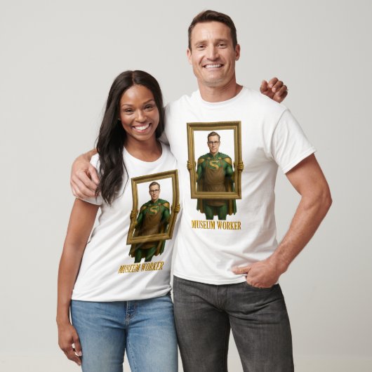 ミュージアムワーカーのスーパーヒーローTシャツ Tシャツ (ユニセックス)