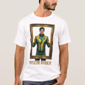 ミュージアムワーカーのスーパーヒーローTシャツ Tシャツ (正面)