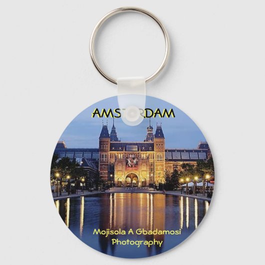 ミュージアム2、アムステルダム、モジゾラAグバダモシ写真… キーホルダー (正面)