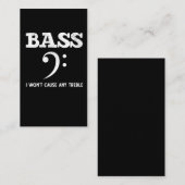 ミュージカルおもしろいトレブルベースプレーヤー 名刺 (正面/裏面)