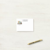 ミュージカルおもしろいユーモアのパーソナライズ可能な投稿Itメモ ポストイット (デスク上)