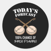 ミュージカルおもしろい楽器ブルーグラストゥデイ ラウンドシール (正面)