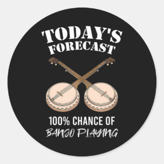 ミュージカルおもしろい楽器ブルーグラストゥデイ ラウンドシール