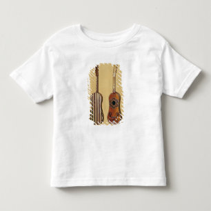 「ミュージカルからの真珠母と、はめ込まれるギター トドラーTシャツ