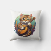 ミュージカルかわいい猫 クッション (裏面)