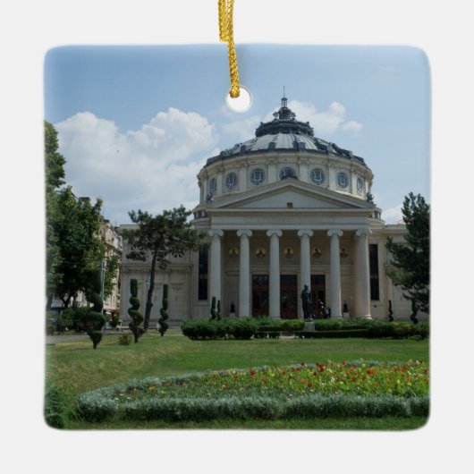 ミュージカルご挨拶ブカレスト！セラミックオーナメント セラミックオーナメント (正面)