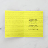 ミュージカルのバイオリン付き父のデイカード カード (内部)