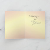 ミュージカルの幸運は、小箱を壊す、バイオリン弾き、屋根 カード (内部)