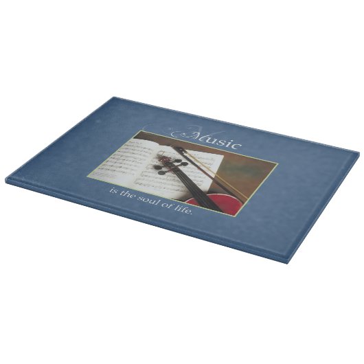 ミュージカルの糸、命の伝統的魂 カッティングボード (角)