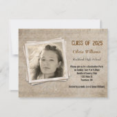 ミュージカルの経歴 招待状 (正面)