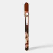 ミュージカルの茶色セピア宝珠付き猫 Case-Mate iPhoneケース (裏面 / 左)