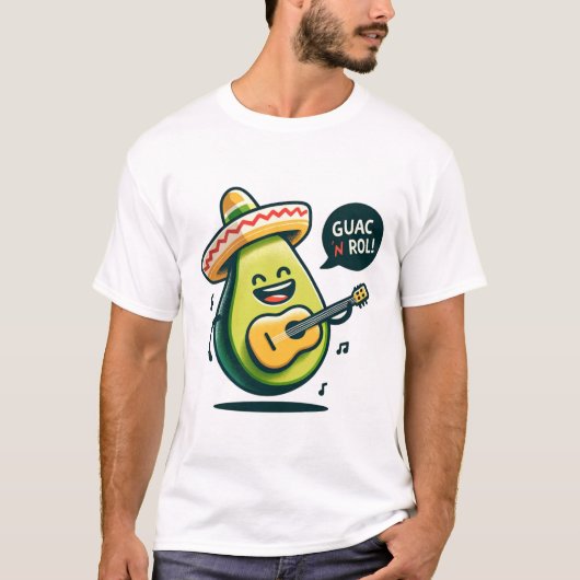 ミュージカルアボカドグアク転がン Tシャツ (正面)