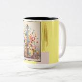 ミュージカルアートコレクション – ヴァイオリン ツートーンマグカップ (正面右)