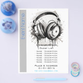 ミュージカルイベントプロモーション チラシ (シングル)