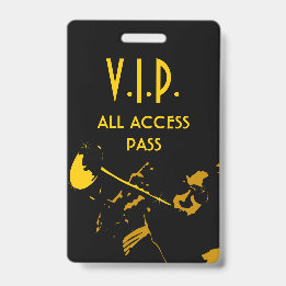 ミュージカルイベントVIPオールアクセスパス 縦型バッジ バッジ