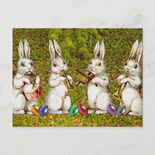 ミュージカルイースターウサギ シーズンポストカード (正面)