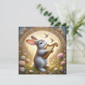 ミュージカルウッドランドバニーフラワーズイースター シーズンカード (スタンド正面)