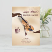 ミュージカルエレガント楽器コンサート発表会 招待状 (スタンド正面)