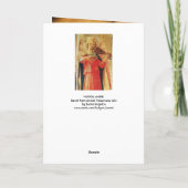 ミュージカルエンジェルインレッドと金ゴールド シーズンカード (裏面)