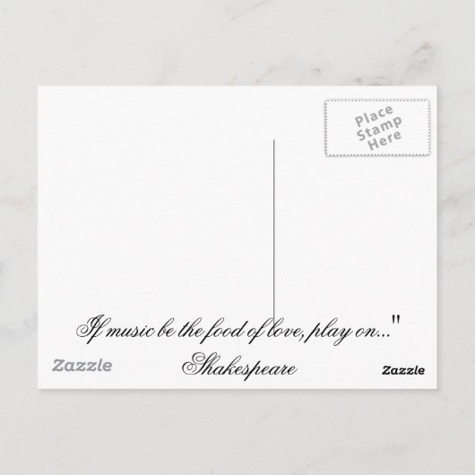 ミュージカルエンジェルスポストカード ポストカード (裏面)