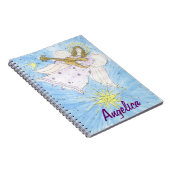 ミュージカルエンジェルパーソナライズされた、名前 ノートブック (右側)