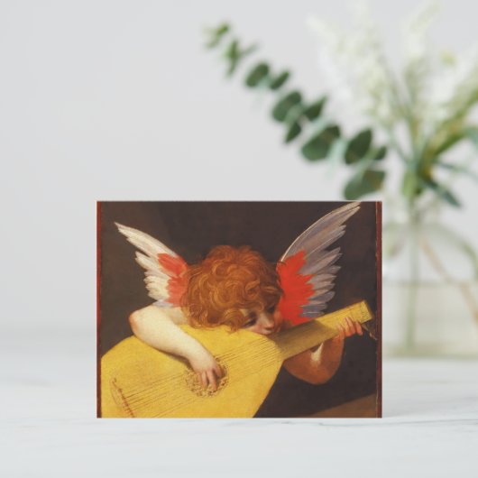 ミュージカルエンジェルヴィンテージクリスマス シーズンポストカード (スタンド正面)