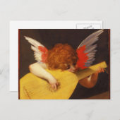 ミュージカルエンジェルヴィンテージクリスマス シーズンポストカード (正面/裏面)