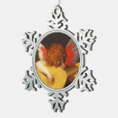 ミュージカルエンゼルヴィンテージ スノーフレークピューターオーナメント (右)