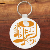 ミュージカルオレンジキーチェーン キーホルダー (正面)