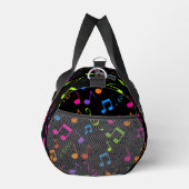 ミュージカルカラフルノートデザインダッフェルバッグ ダッフルバッグ (右)