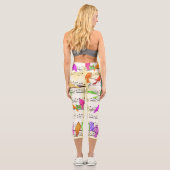 ミュージカルカラフルバーズカプリレギンス春 カプリレギンス (裏面)