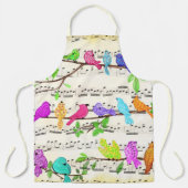 ミュージカルカラフル鳥交響曲魔法ソングエプロン エプロン (正面)