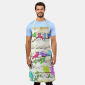 ミュージカルカラフル鳥交響曲魔法ソングエプロン エプロン (着用した状態)