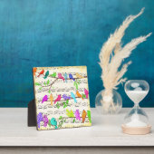 ミュージカルカラフル鳥春プラーク フォトプラーク (インサイチュ)