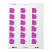 ミュージカルガーベラデイジーグレーミュージカルノートとハート ラベル (フルシート)