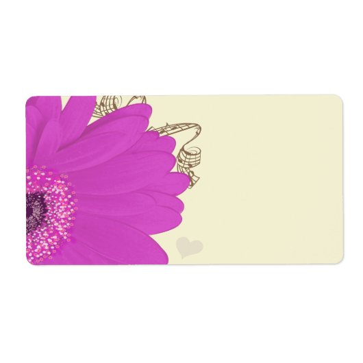 ミュージカルガーベラデイジー ラベル (正面)