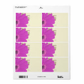 ミュージカルガーベラデイジー ラベル (フルシート)