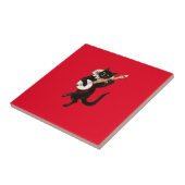 ミュージカルキャットオンレッド タイル (側面)