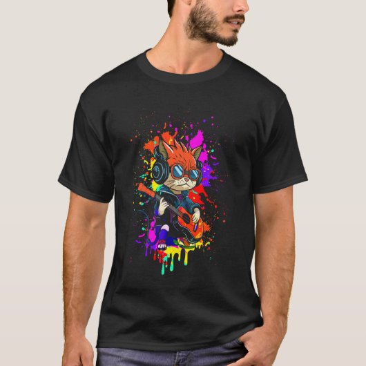 ミュージカルキャット Tシャツ (正面)