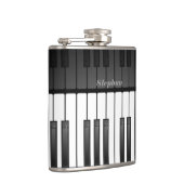 ミュージカルキーボードデザインフラスコ フラスク (右)