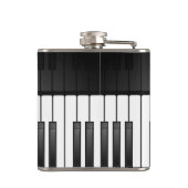ミュージカルキーボードデザインフラスコ フラスク (裏面)