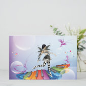 ミュージカルキーボード妖精の国 便箋 (スタンド正面)