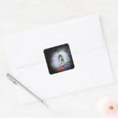 ミュージカルキーボード妖精の国Vignette スクエアシール (封筒)