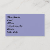 ミュージカルキーボード妖精の国Vignette 名刺 (裏面)