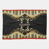 ミュージカルキーボード キッチンタオル (横)