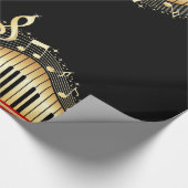 ミュージカルキーボード ラッピングペーパー (角)