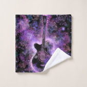 ミュージカルギターバスタオル バスタオルセット (ウォッシュタオル)